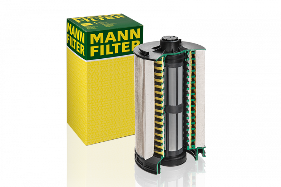 Filtro de combustible mann filter tres capas 68593