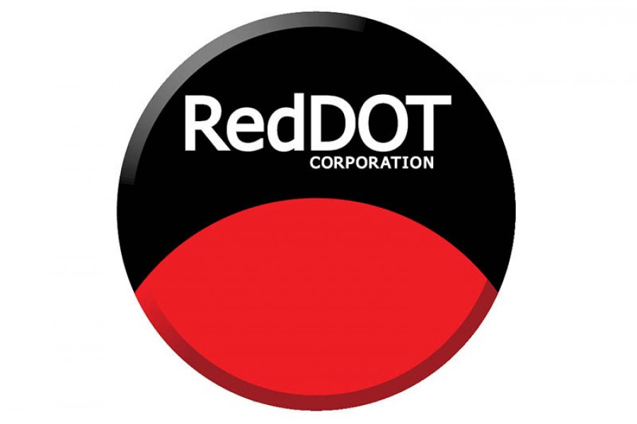 Reddot corp logo round 3d 66910