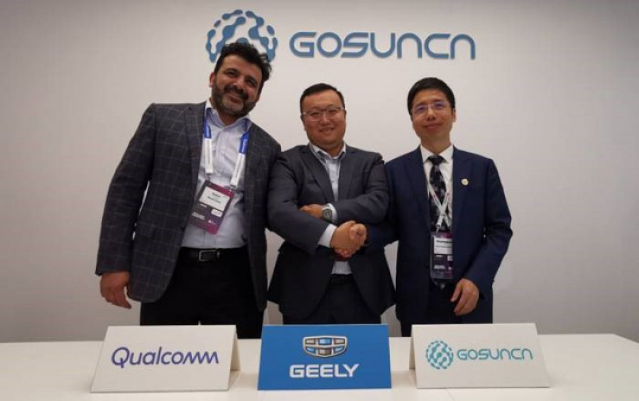 Firma del acuerdo entre qualcomm geely y gosuncn 54693