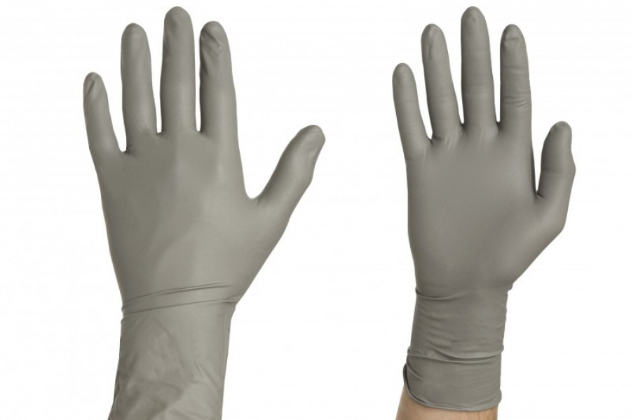 53800 colad disposable nitrile gloves grey 30840