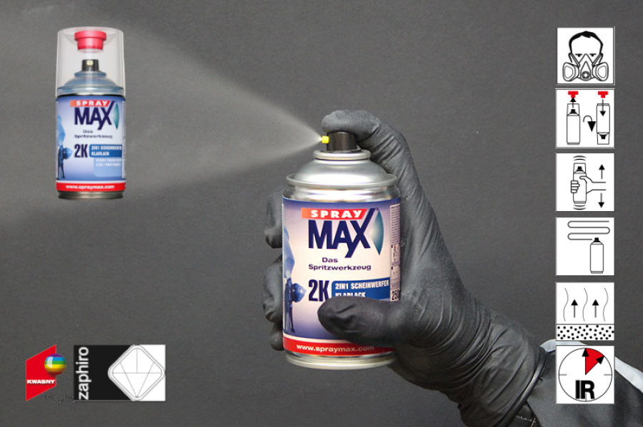 Zaphiro incorpora el nuevo barniz en spray para faros de SprayMax