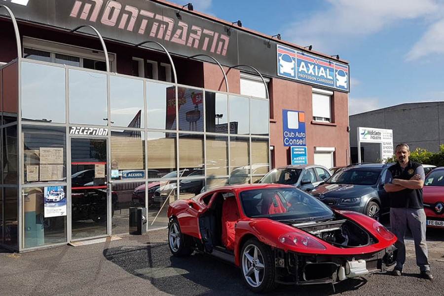 Christophe montmartin et sa ferrari 360 modena 65529