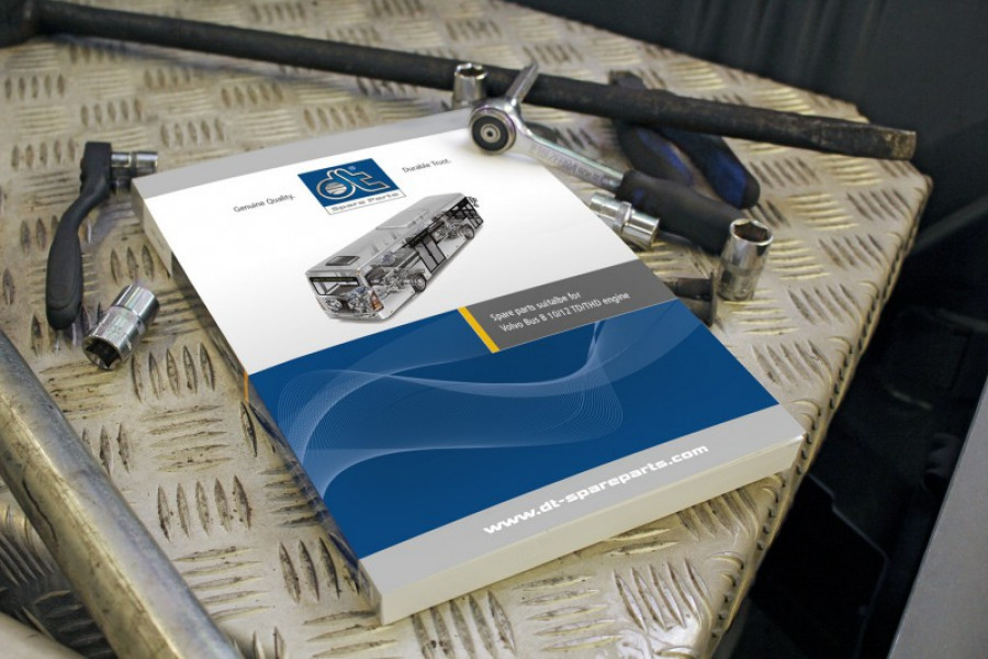 New spare parts catalogue suitable for volvo bus b 10 12 with td thd engine 1 34865