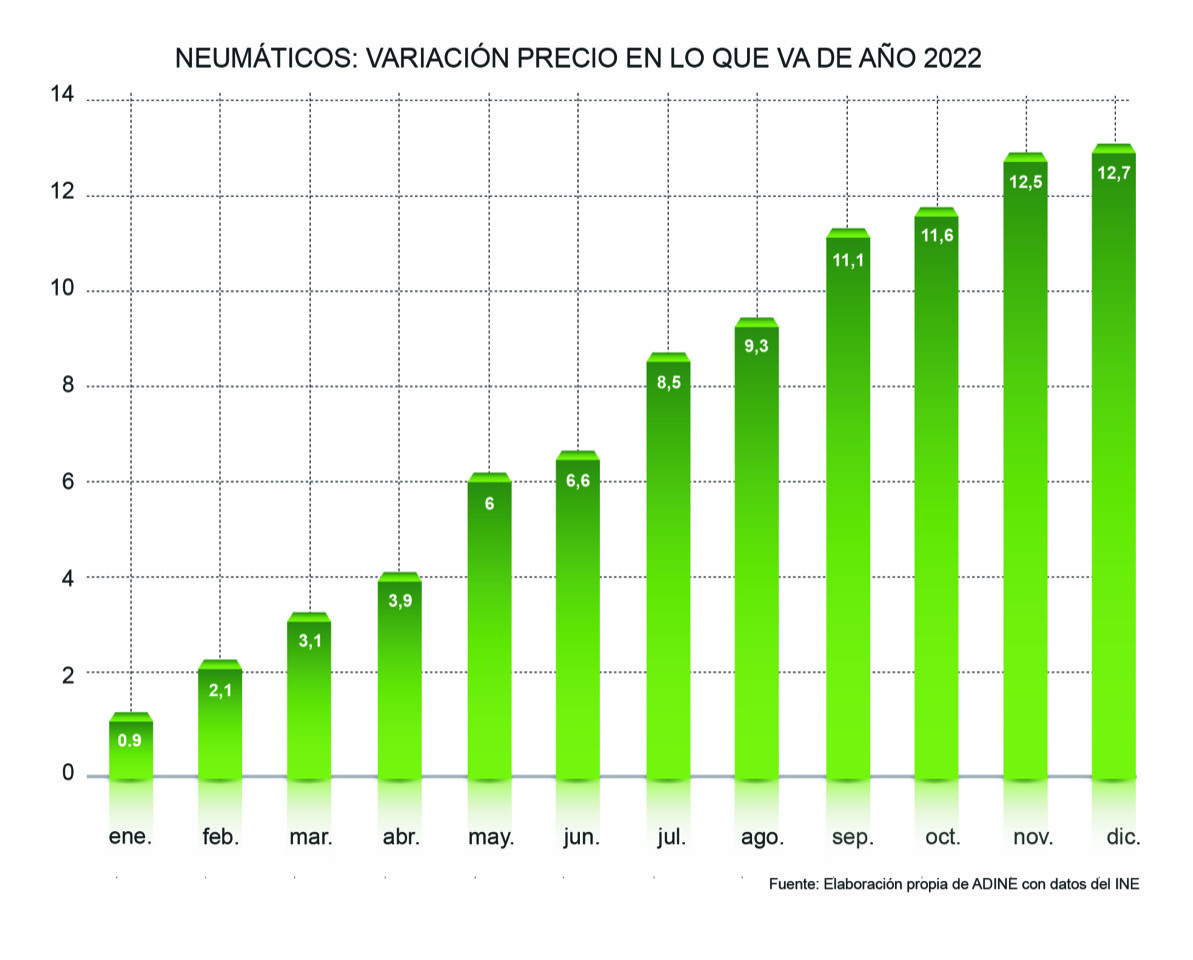 Grafica precio neumatico 22 2