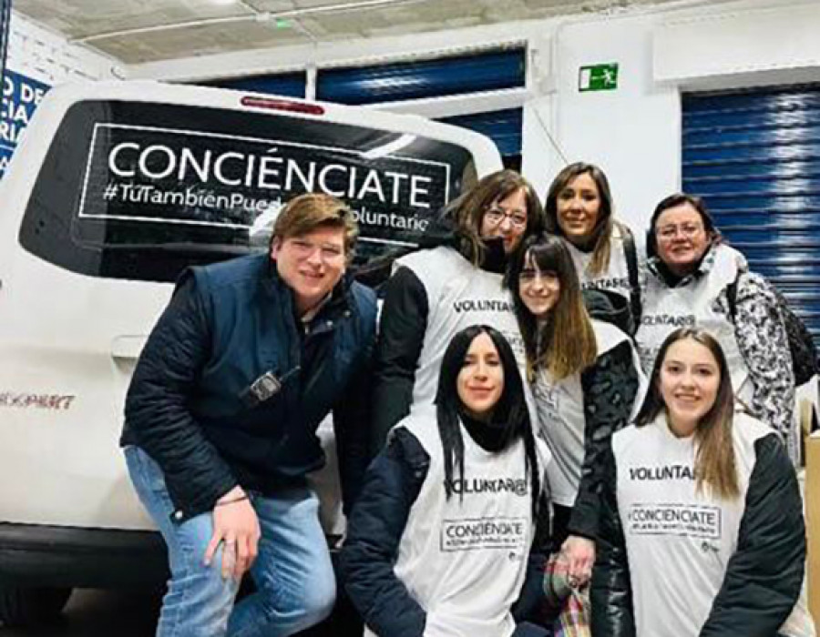 Voluntarios sacos soledad