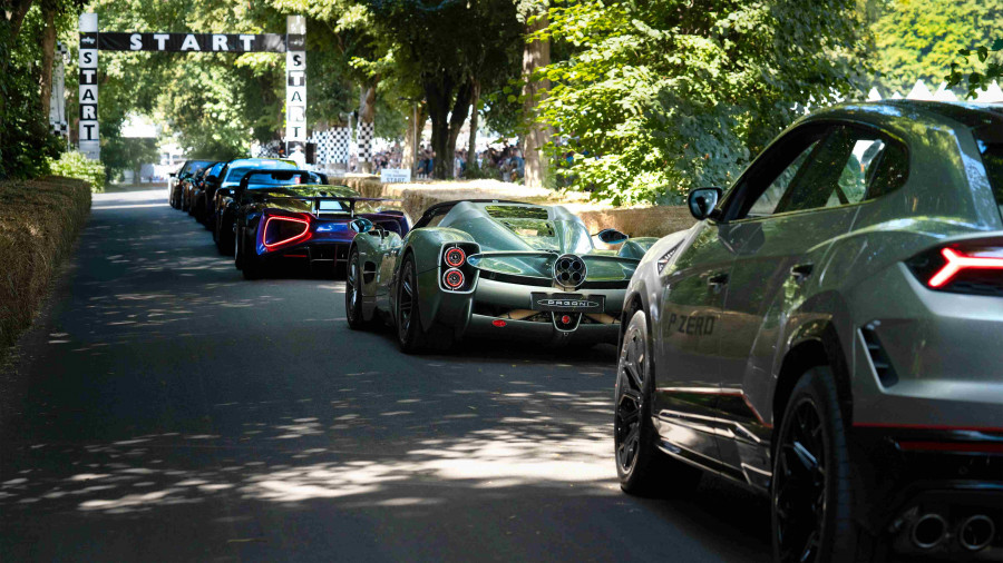 Pirelli 10,000HP for P Zero at Goodwood Festival of Speed Startline